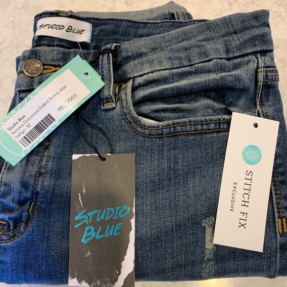studio blue skinny jeans